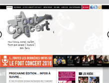 Tablet Screenshot of footconcert.net